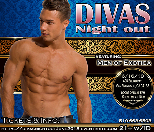 Divas Night out Male Revue 6-16-18 with Men of Exotica