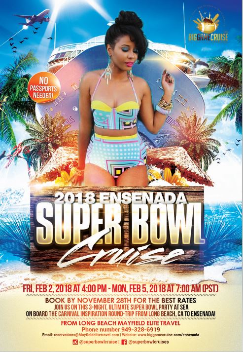 2018 Ensnenada Super Bowl Cruise Flyer 2018 Ensnenada Super Bowl Cruise Flyer