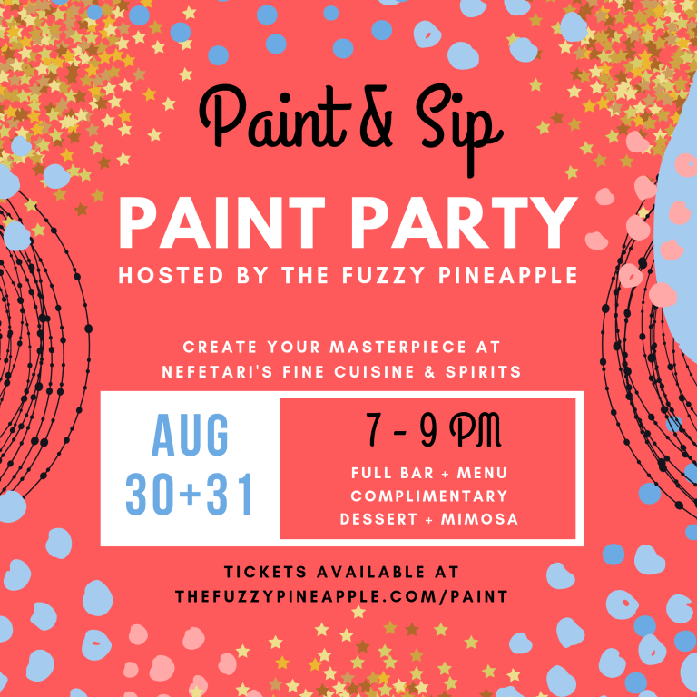 Paint and Sip Paint Party by The Fuzzy Pineapple at Nefetaris