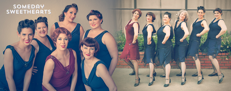 Someday Sweethearts is San Francisco's sweetest chorus line dance troupe. Performing routines inspired by the 1920's, 30's, and 40's, they offer a wide variety of vintage entertainment.