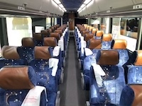 inside of bus