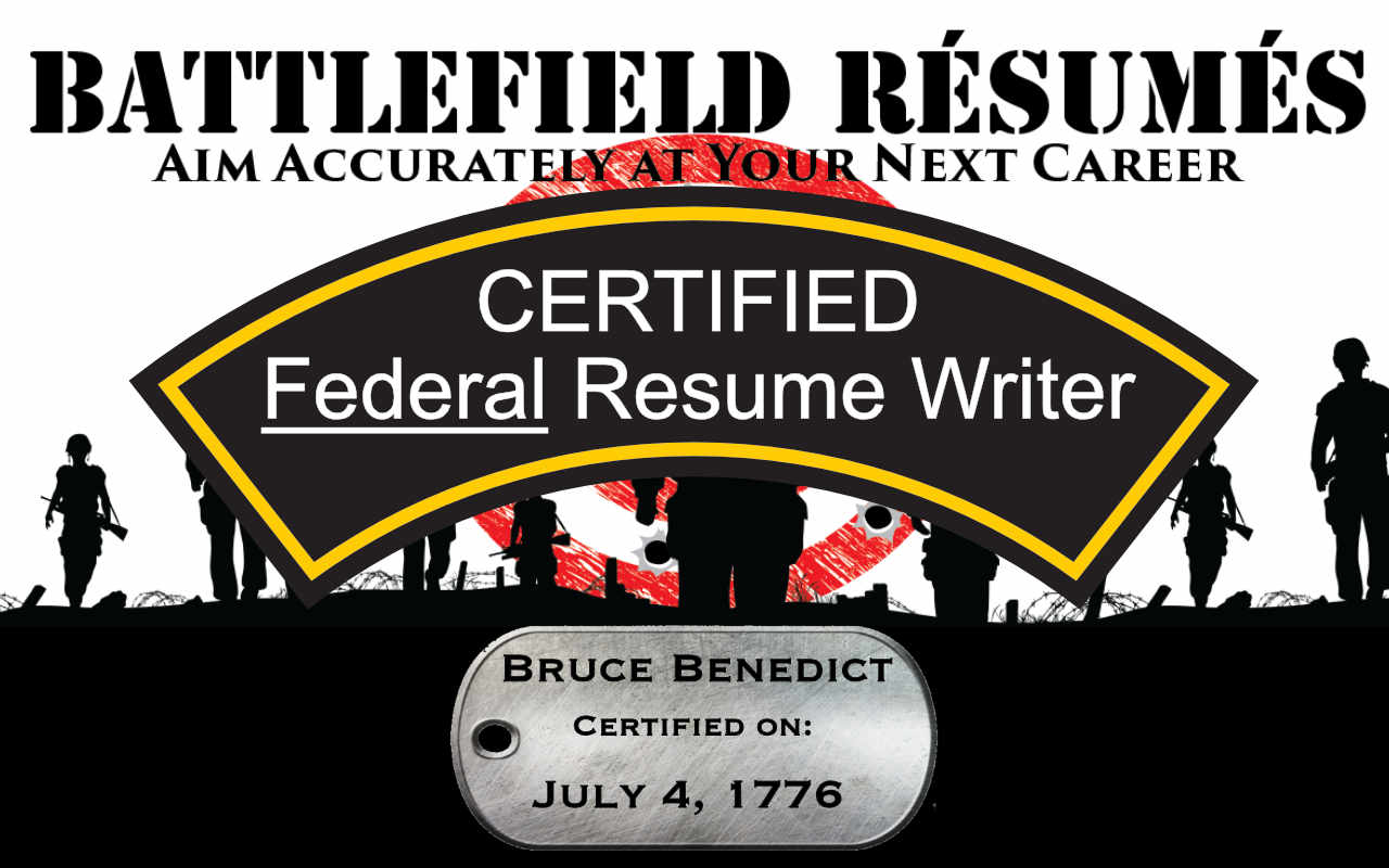 Military to federal resume writers