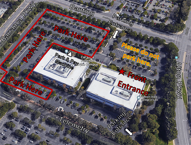 Irvine Parking Instructions