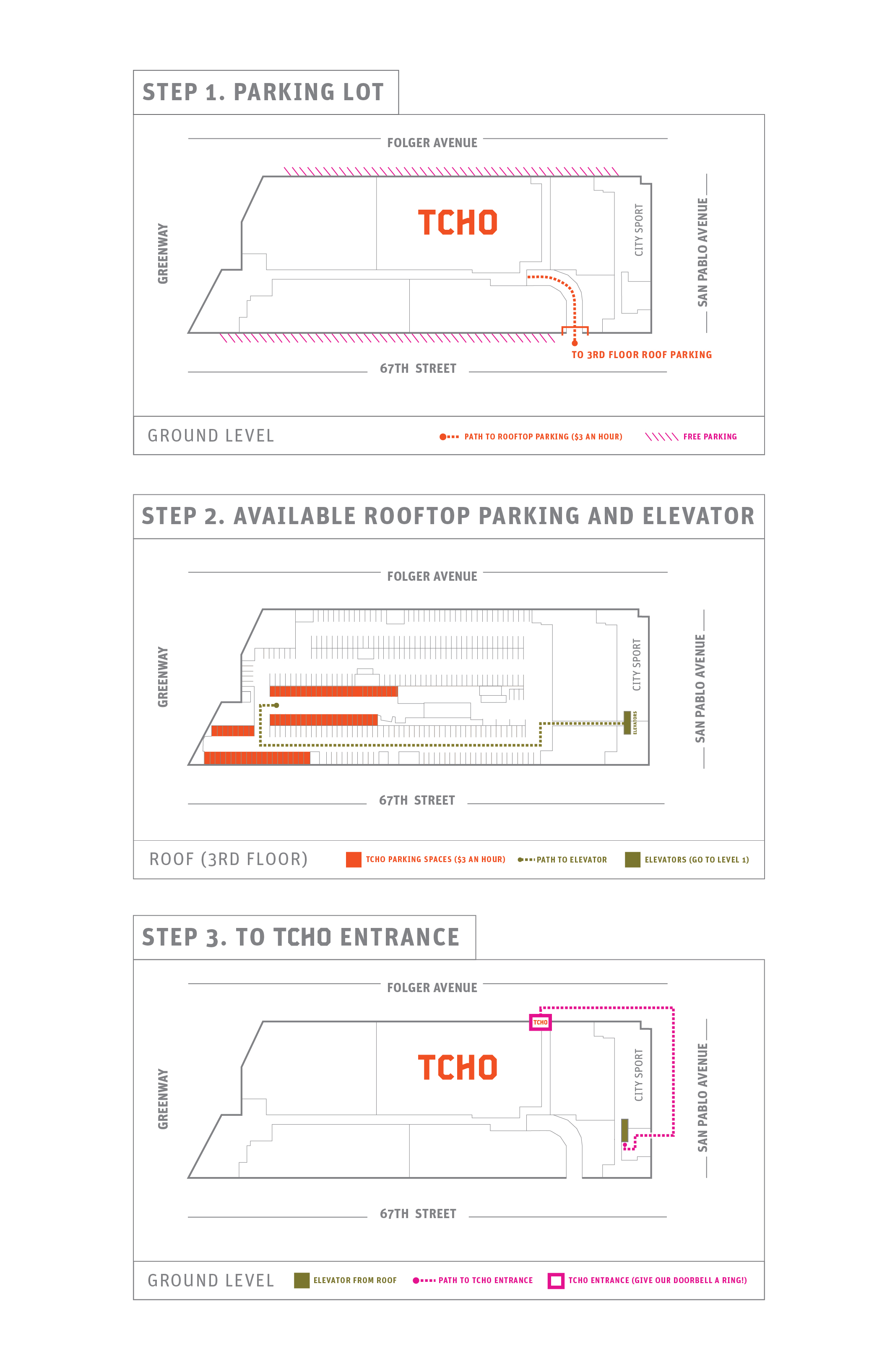 TCHO Parking Map