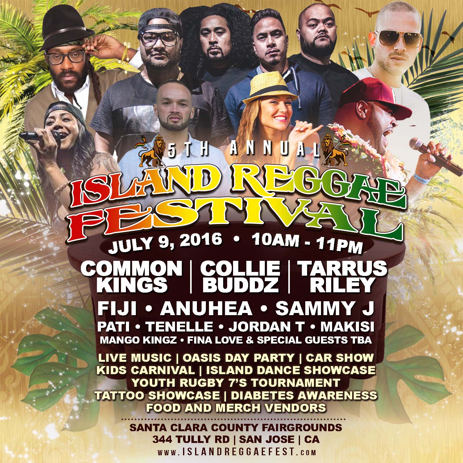 5th Annual Island Reggae Festival 2016 Tickets, Sat, Jul 9, 2016 at 10