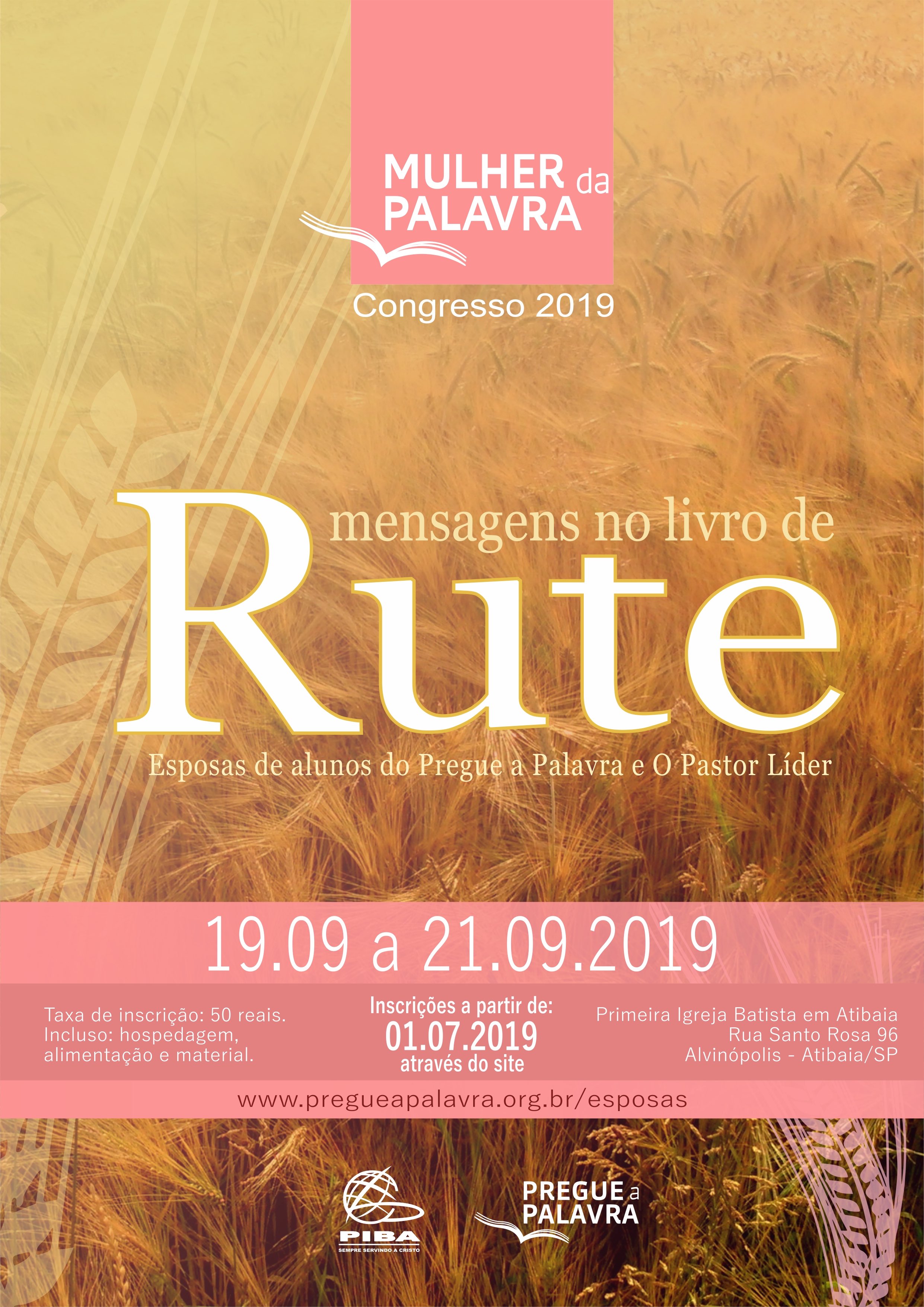 cartaz do encontro das mulheres 2019