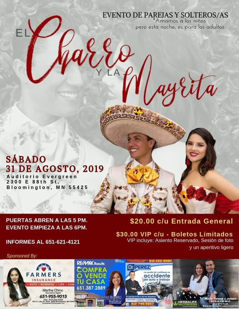 El Charro Y la Mayrita Minnesota - 31 AUG 2019