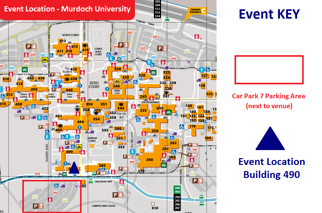 Murdoch University Campus Map Practicum Masterclass - South Metropolitan Region - 18 Apr 2019