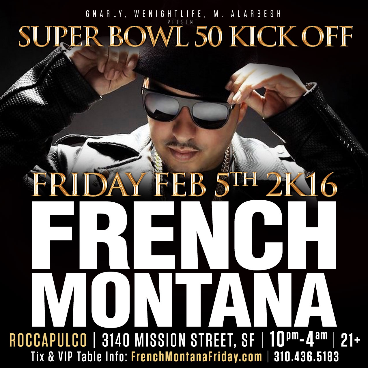 Rick Ross with DJ Drama Super Bowl After Party at Roccapulco