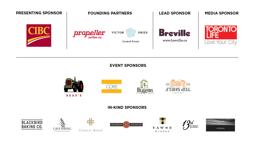 Grid of Chefs for Change Sponsors