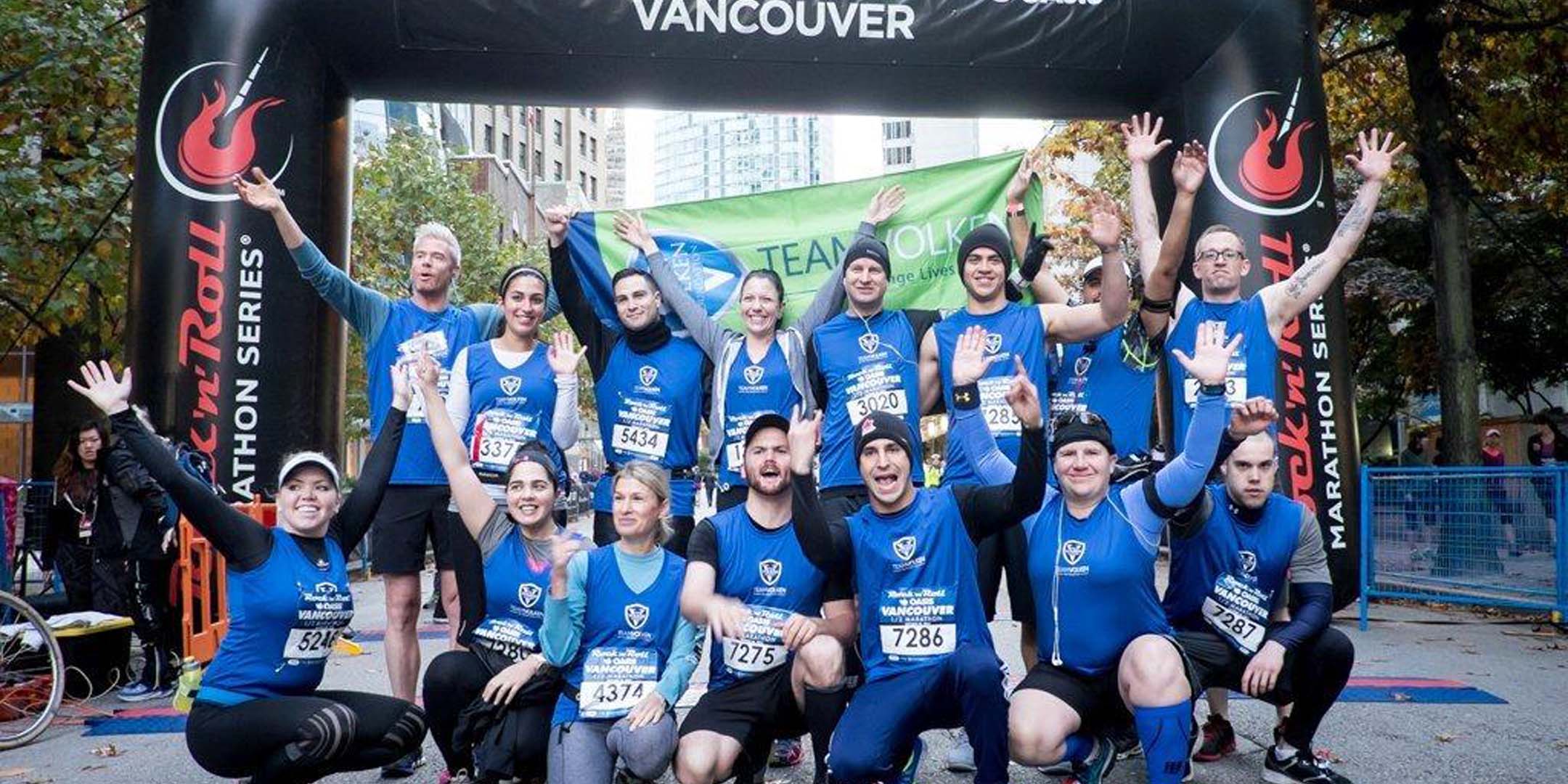 TEAM VOLKEN at Rock n Roll Vancouver Half Marathon