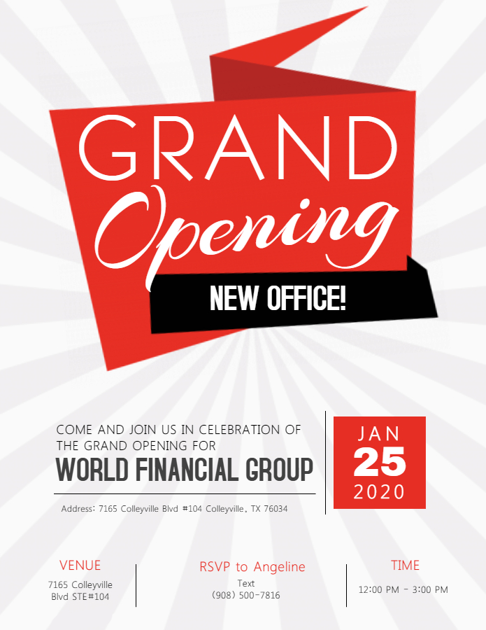 World Financial Group NEW Office Grand Opening