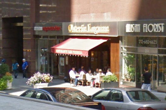 Front view of Osteria Laguna