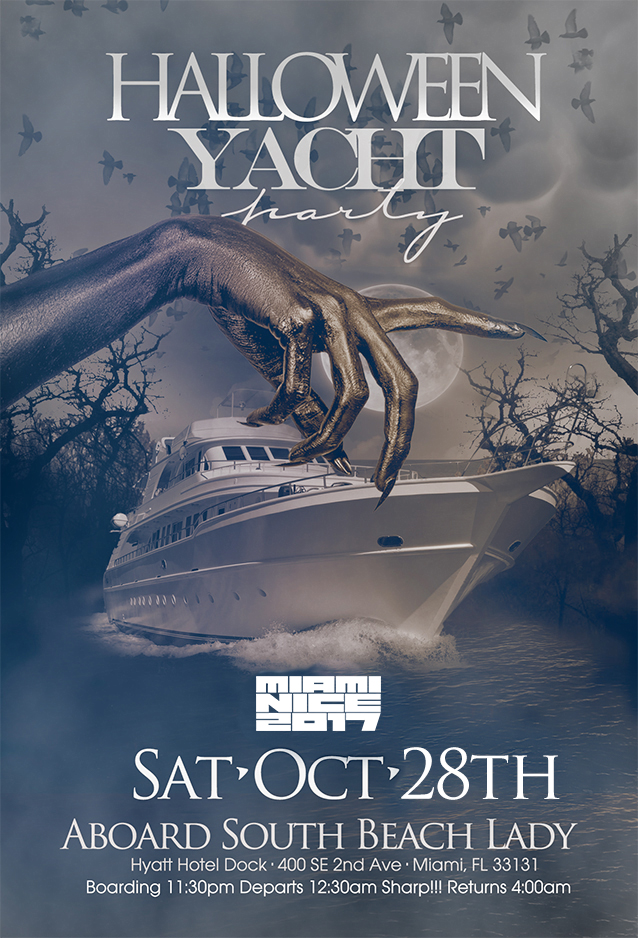 Miami Nice 2017 Annual Halloween Yacht Party on Oct 28 2017 in Miami