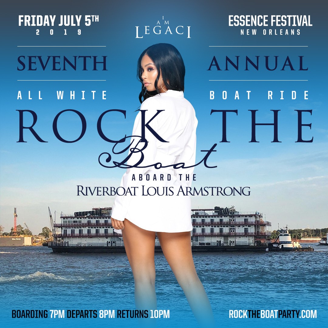 ROCK THE BOAT 2019 THE 7th ANNUAL ALL WHITE BOAT RIDE PARTY DURING NEW