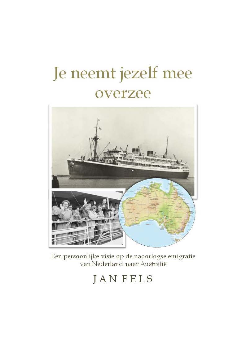 cover boek Jan Fels Je neemt jezelf mee overzee
