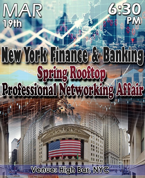 New York Trading, Finance & Banking Summer Rooftop Professional Networking Affair Tickets, Tue