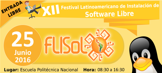 Banner FLISOL Hackem 2016