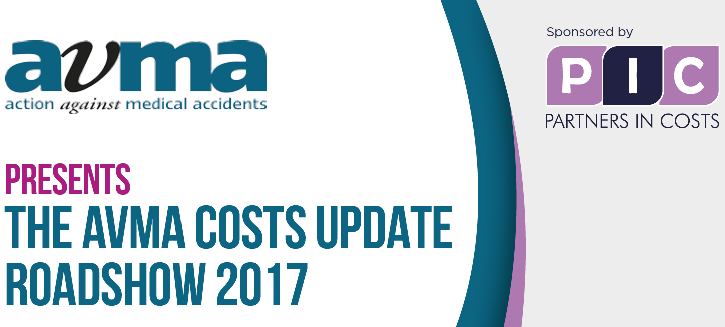 AvMA Costs Update Roadshow 2017 (Bristol) 8 NOV 2017