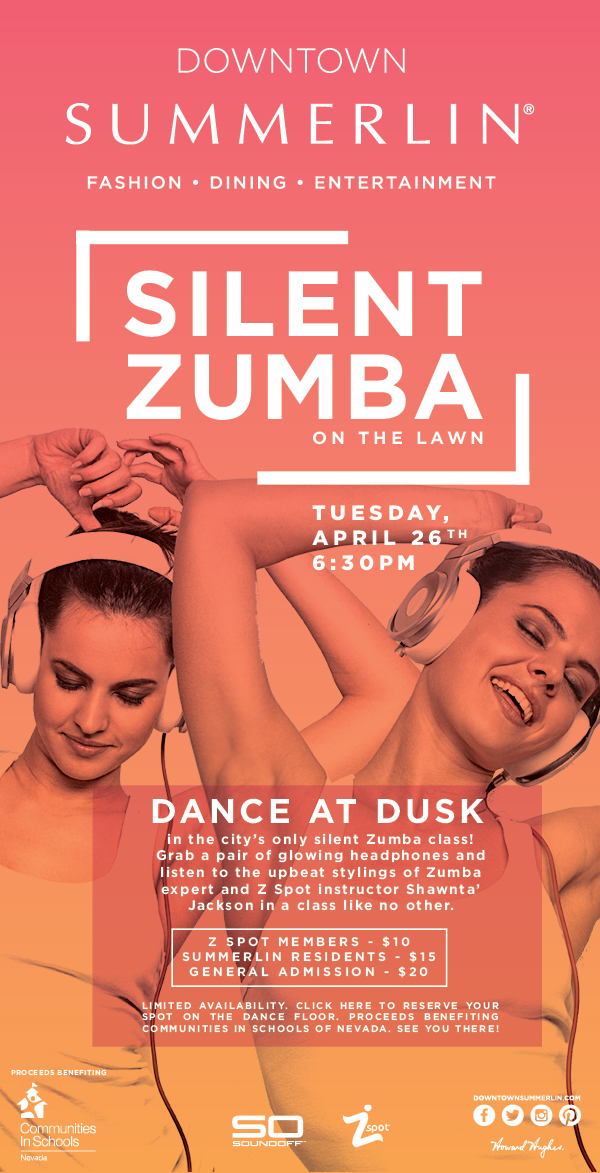 Silent Zumba Flyer