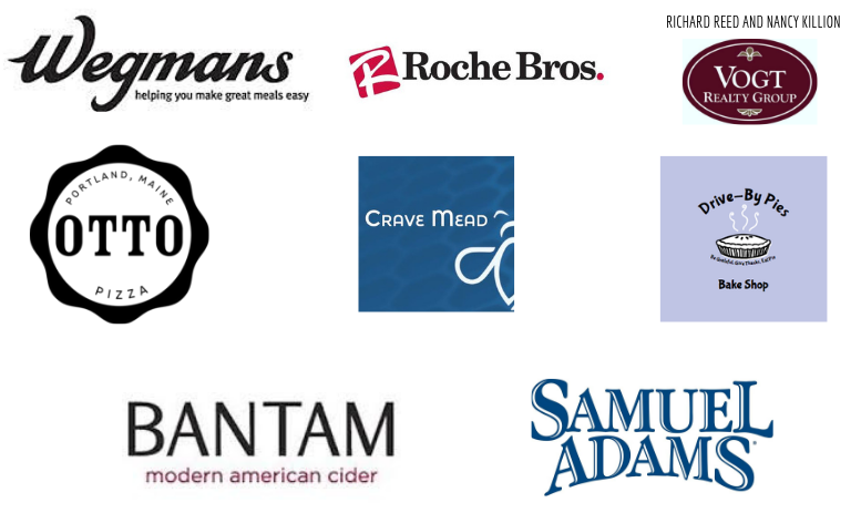 logos of Tee Off sponsors