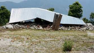 School destroyed in Nepal in 2015