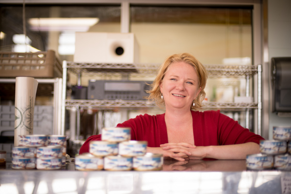 Laura Anderson at Local Ocean Seafood