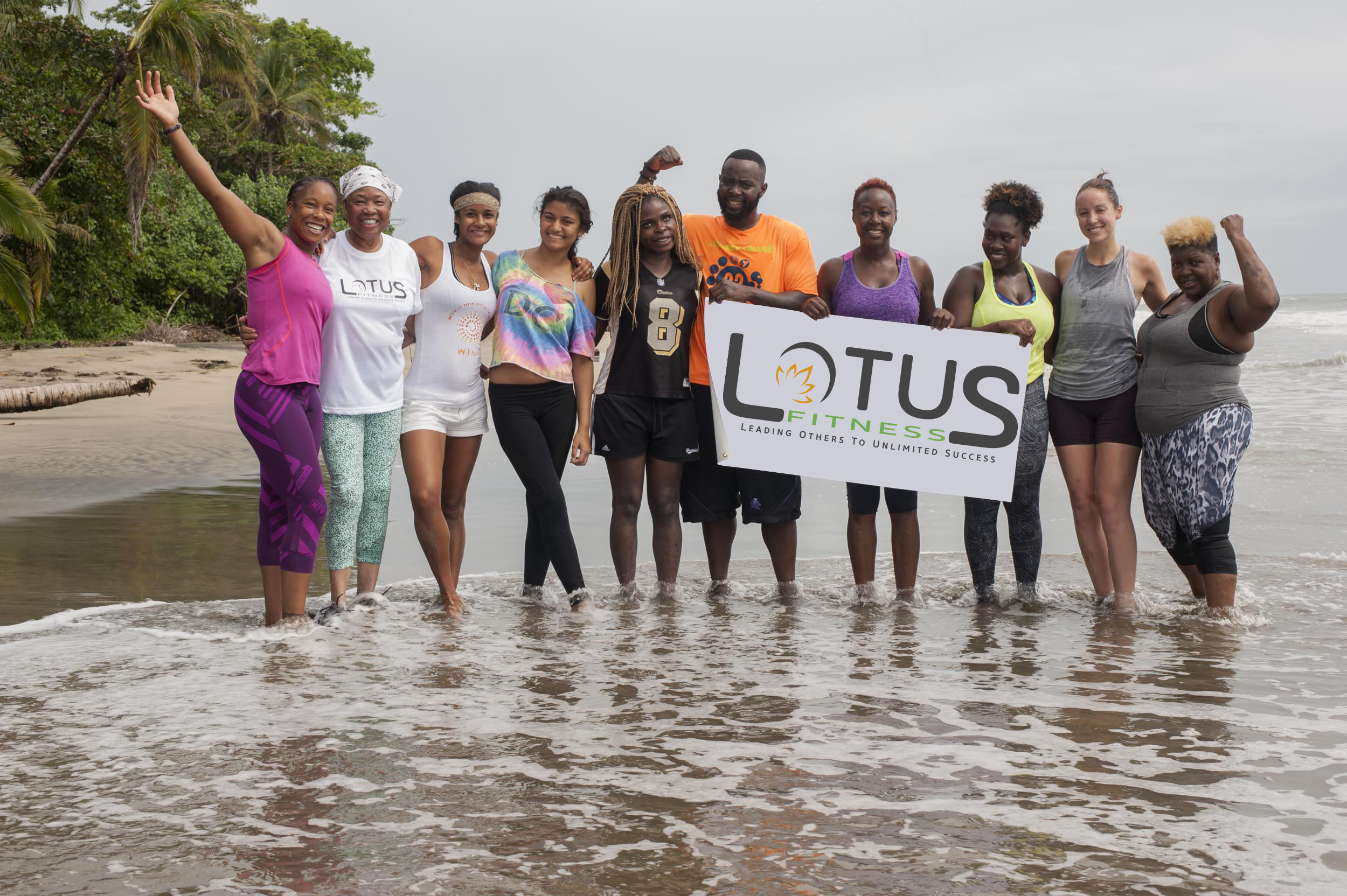 LOTUS Group on the beach