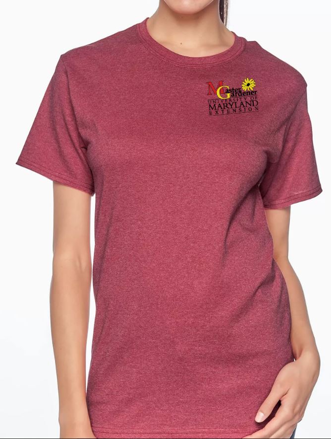 Heather Red Hanes T