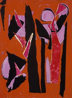 Lee Krasner, Desert Moon, 1955  Los Angeles County Museum of Art.   © The Pollock-Krasner Foundation.  © 2018. Digital Image Museum Associates/ LACMA/Art Resource NY/ Scala, Florence