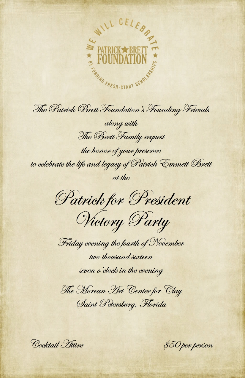 VictoryParty Invitation