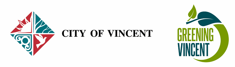 Logo of City of Vincent and Greening Vincent