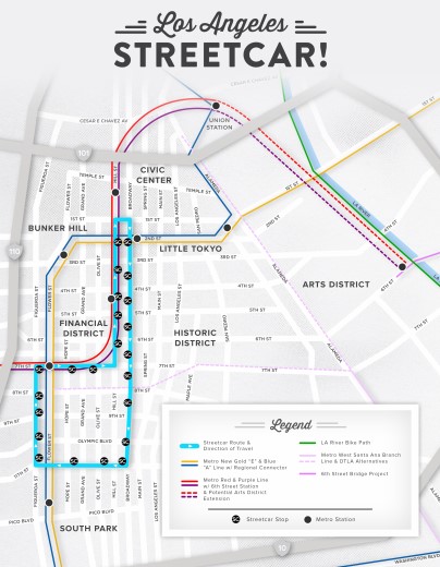 Logo-LASI Streetcar Route Map Logo-LASI Streetcar Route Map