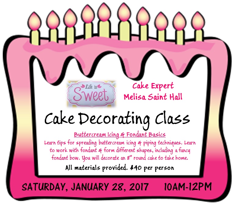 Cake Decorating Class Tickets, Sat, Jan 28, 2017 at 10:00 ...