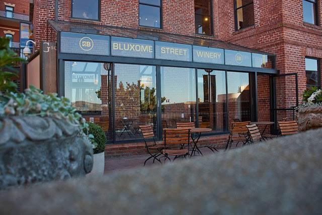 Bluxome Street Winery's waterfront patio at Ghirardelli Square.