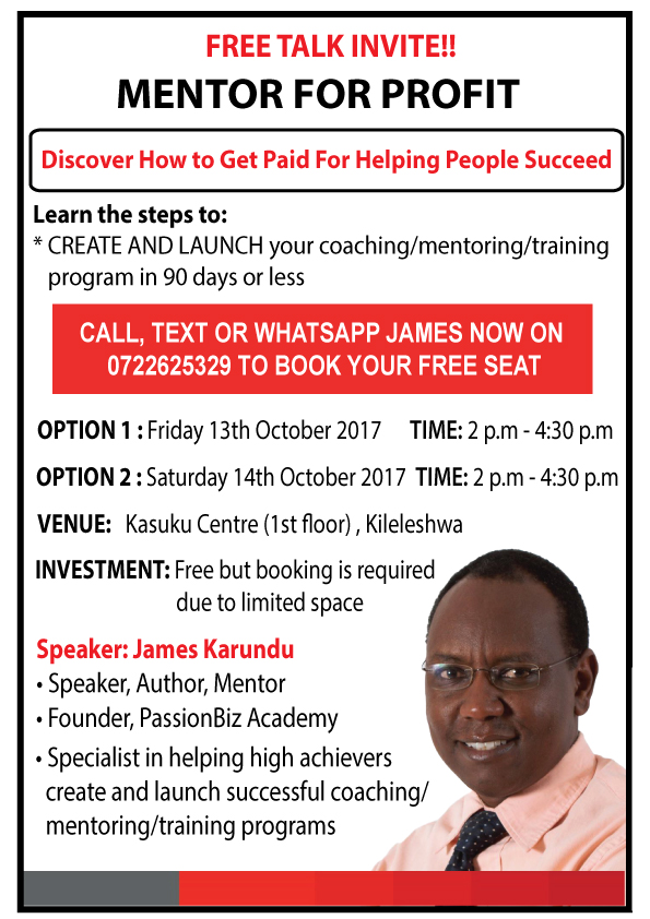 Mentor for Profit poster