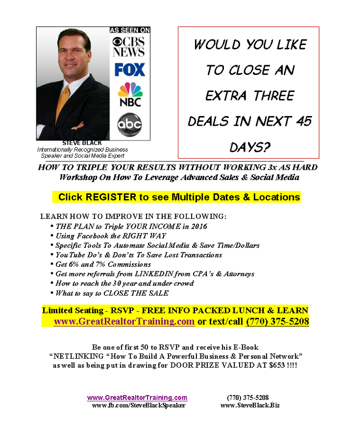 Free Realtor Lunch & Learn