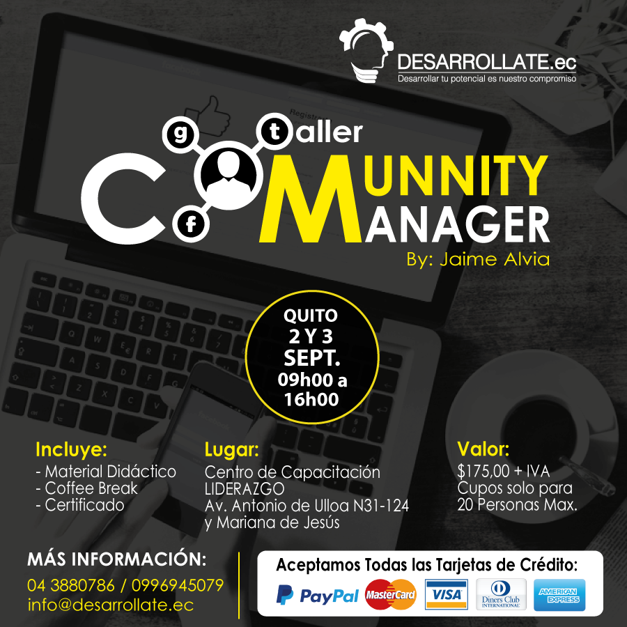 Taller Community Manager Quito
