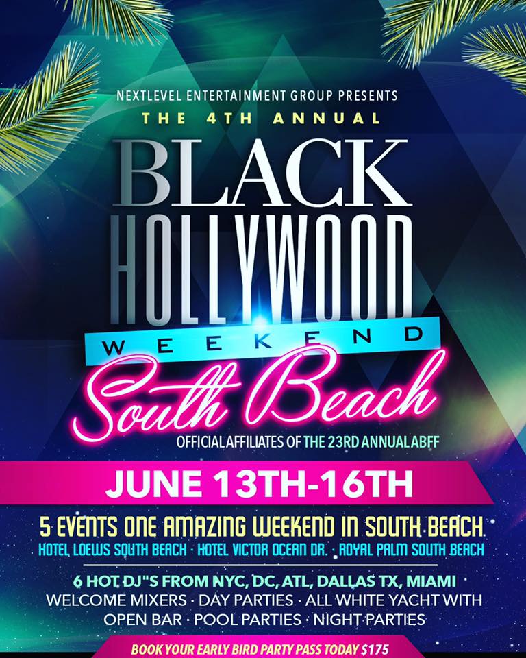 THE EPIC WEEKEND FINALE BLACK HOLLYWOOD SOUTH BEACH POOL PARTY