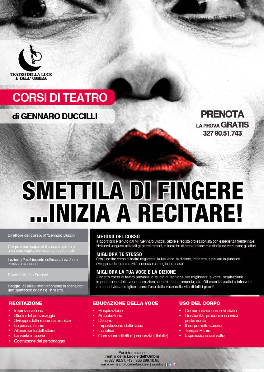 Corso di teatro a Frascati - OPEN DAY
