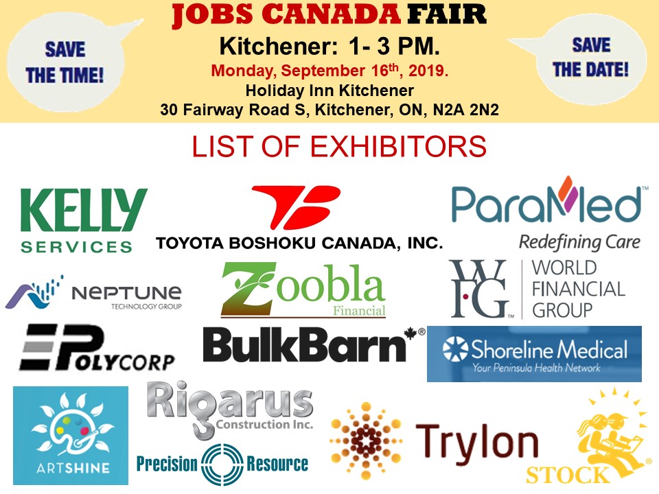 Kitchener Job Fair September 16th 2019 Rose Recruitment