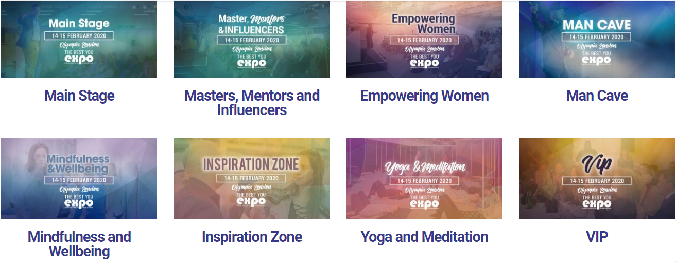 The Best You Expo 2020 Zones