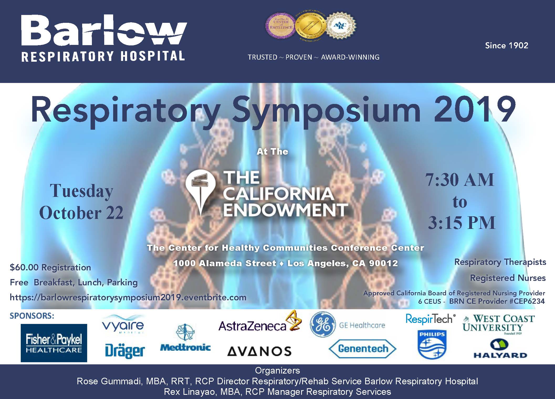 Barlow Respiratory Symposium 2019