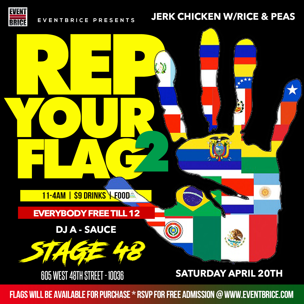 DRIP SATURDAY CARNIVAL REP YOUR FLAG 2 w/DJ ASAUCE Tickets, Sat, Apr