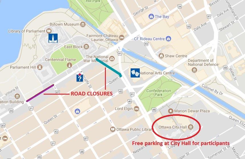 Canada Day Road Closures