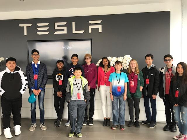 2019 Winners Visit to Tesla