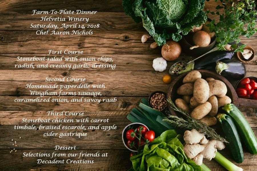 Earth Day 2018 Farm-To-Plate Dinner - Chef Nichols