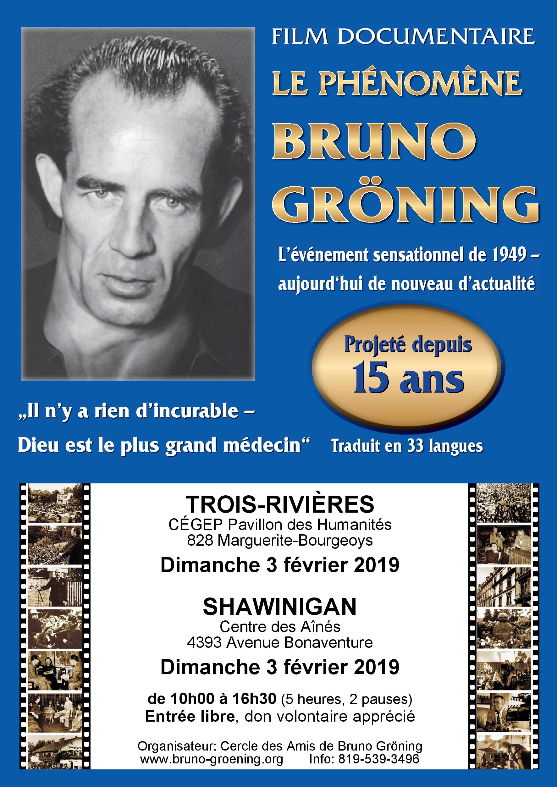Affiche et horaire