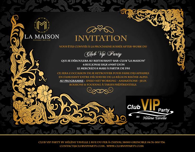 billets club vip party lyon