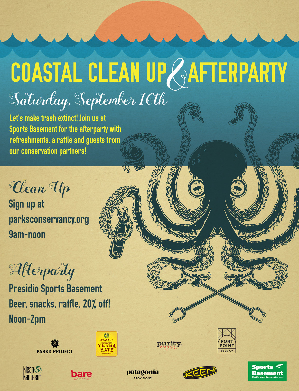 SB Team Coastal Clean Up Afterparty Tickets Sat Sep 16 2017